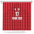 Custom Malta Football Jersey Go Champions Shower Curtain Red Style