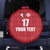 Custom Malta Football Jersey Go Champions Spare Tire Cover Red Style