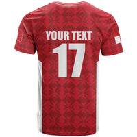 Custom Malta Football Jersey Go Champions T Shirt Red Style