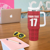 Custom Malta Football Jersey Go Champions Tumbler With Handle Red Style