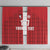 Custom Malta Football Jersey Go Champions Window Curtain Red Style