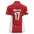 Custom Malta Football Jersey Go Champions Women Polo Shirt Red Style