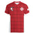 Custom Malta Football Jersey Go Champions Women V-Neck T-Shirt Red Style