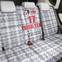 Custom Malta Football Jersey Go Champions Back Car Seat Cover White Style