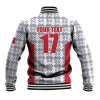 Custom Malta Football Jersey Go Champions Baseball Jacket White Style