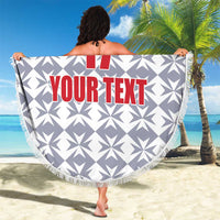 Custom Malta Football Jersey Go Champions Beach Blanket White Style