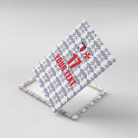 Custom Malta Football Jersey Go Champions Canvas Wall Art White Style