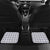 Custom Malta Football Jersey Go Champions Car Mats White Style