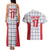 Custom Malta Football Jersey Go Champions Couples Matching Tank Maxi Dress and Hawaiian Shirt White Style