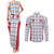Custom Malta Football Jersey Go Champions Couples Matching Tank Maxi Dress and Long Sleeve Button Shirt White Style
