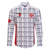 Custom Malta Football Jersey Go Champions Family Matching Off The Shoulder Long Sleeve Dress and Hawaiian Shirt White Style