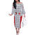 Custom Malta Football Jersey Go Champions Family Matching Off The Shoulder Long Sleeve Dress and Hawaiian Shirt White Style