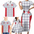 Custom Malta Football Jersey Go Champions Family Matching Short Sleeve Bodycon Dress and Hawaiian Shirt White Style