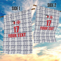 Custom Malta Football Jersey Go Champions Garden Flag White Style