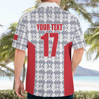 Custom Malta Football Jersey Go Champions Hawaiian Shirt White Style