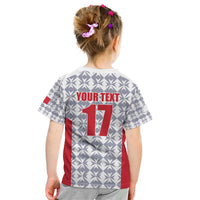 Custom Malta Football Jersey Go Champions Kid T Shirt White Style
