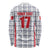 Custom Malta Football Jersey Go Champions Long Sleeve Shirt White Style