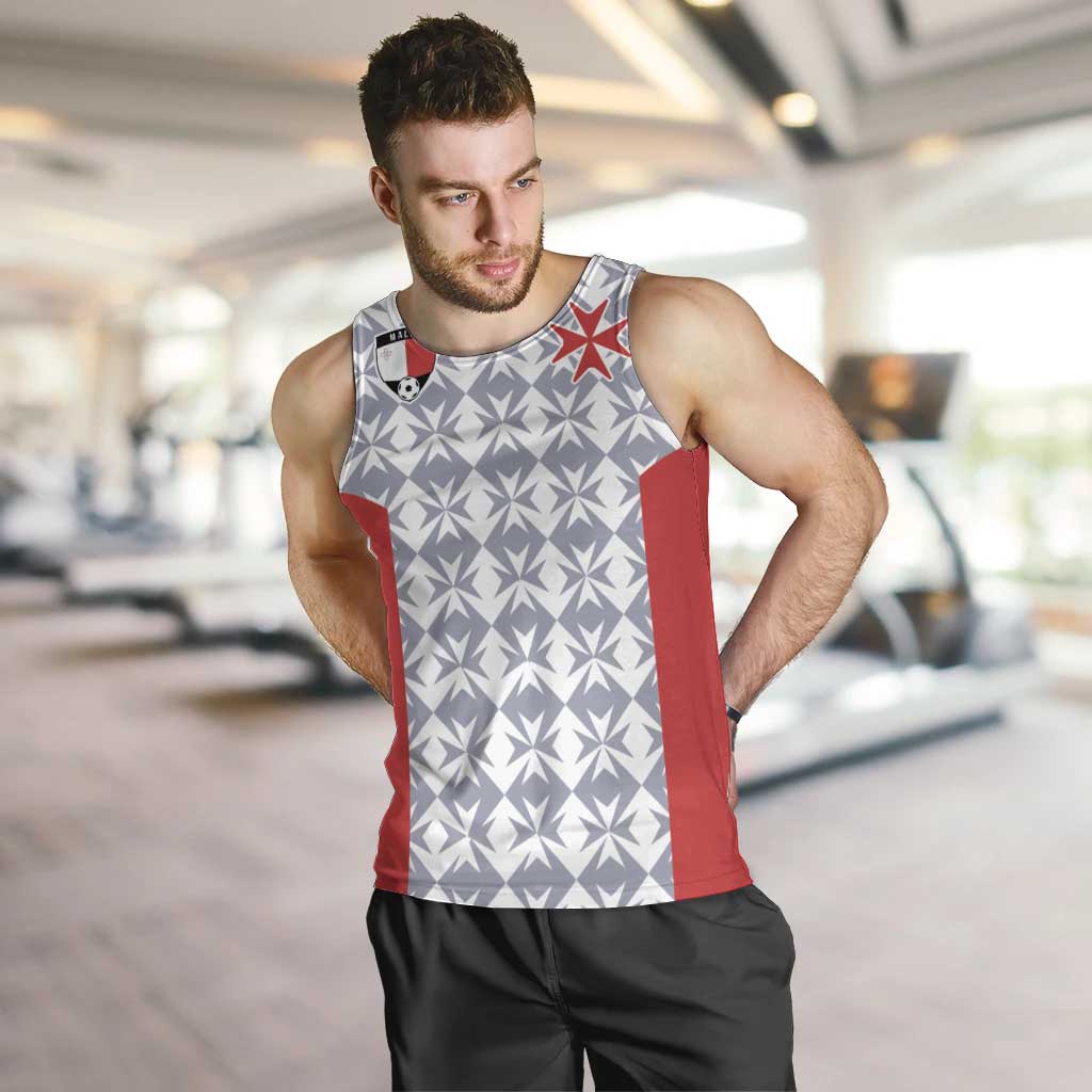 Custom Malta Football Jersey Go Champions Men Tank Top White Style