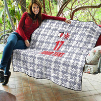 Custom Malta Football Jersey Go Champions Quilt White Style