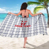 Custom Malta Football Jersey Go Champions Sarong White Style