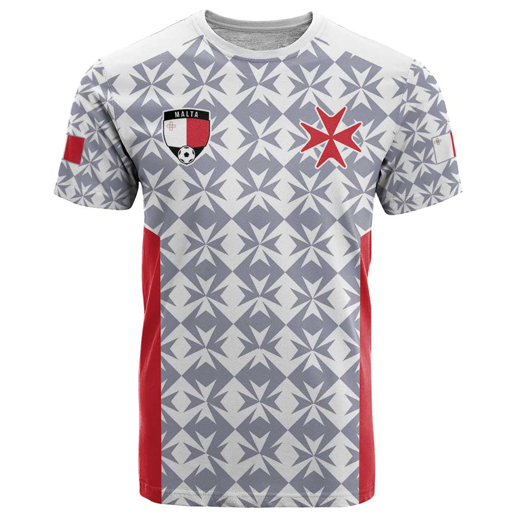 Custom Malta Football Jersey Go Champions T Shirt White Style