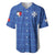 Custom Malta Football Jersey Go Champions Baseball Jersey Blue Style