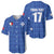 Custom Malta Football Jersey Go Champions Baseball Jersey Blue Style