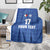 Custom Malta Football Jersey Go Champions Blanket Blue Style