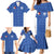 Custom Malta Football Jersey Go Champions Family Matching Mermaid Dress and Hawaiian Shirt Blue Style