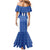 Custom Malta Football Jersey Go Champions Family Matching Mermaid Dress and Hawaiian Shirt Blue Style