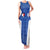 Custom Malta Football Jersey Go Champions Family Matching Tank Maxi Dress and Hawaiian Shirt Blue Style