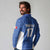 Custom Malta Football Jersey Go Champions Long Sleeve Polo Shirt Blue Style