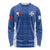 Custom Malta Football Jersey Go Champions Long Sleeve Shirt Blue Style