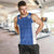 Custom Malta Football Jersey Go Champions Men Tank Top Blue Style