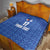 Custom Malta Football Jersey Go Champions Quilt Blue Style
