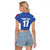 Custom Malta Football Jersey Go Champions Raglan Cropped T Shirt Blue Style