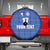 Custom Malta Football Jersey Go Champions Spare Tire Cover Blue Style