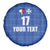Custom Malta Football Jersey Go Champions Spare Tire Cover Blue Style