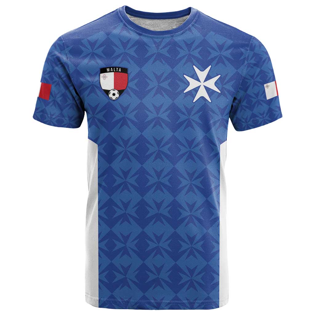 Custom Malta Football Jersey Go Champions T Shirt Blue Style