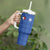 Custom Malta Football Jersey Go Champions Tumbler With Handle Blue Style