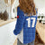 Custom Malta Football Jersey Go Champions Women Casual Shirt Blue Style