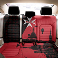 Malta Cross With Valletta Capital Back Car Seat Cover Scenery in Velletta Capital