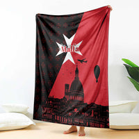 Malta Cross With Valletta Capital Blanket Scenery in Velletta Capital