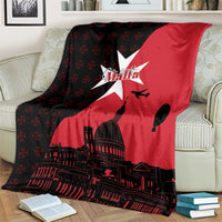 Malta Cross With Valletta Capital Blanket Scenery in Velletta Capital