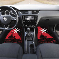 Malta Cross With Valletta Capital Car Mats Scenery in Velletta Capital