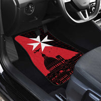 Malta Cross With Valletta Capital Car Mats Scenery in Velletta Capital