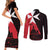 Malta Cross With Valletta Capital Couples Matching Short Sleeve Bodycon Dress and Long Sleeve Button Shirt Scenery in Velletta Capital