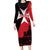 Malta Cross With Valletta Capital Family Matching Long Sleeve Bodycon Dress and Hawaiian Shirt Scenery in Velletta Capital