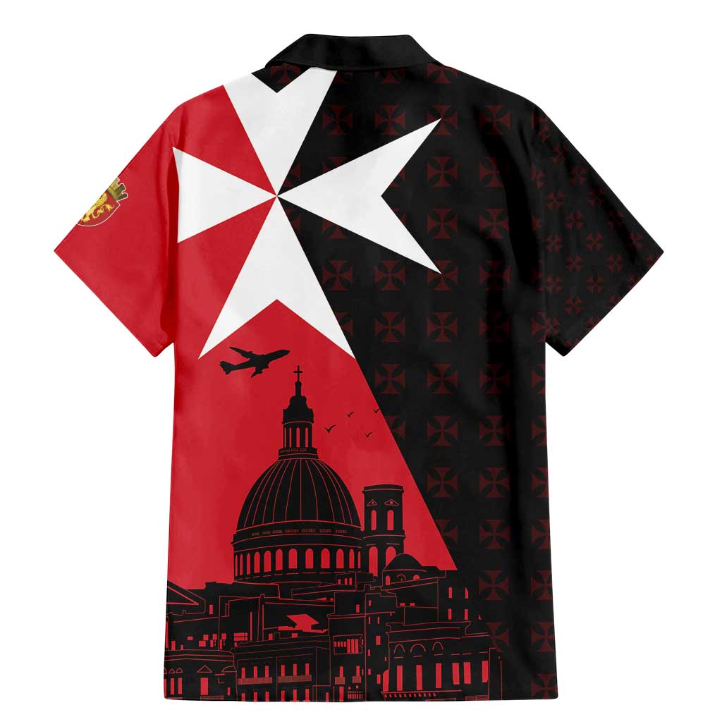 Malta Cross With Valletta Capital Family Matching Mermaid Dress and Hawaiian Shirt Scenery in Velletta Capital