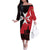 Malta Cross With Valletta Capital Family Matching Off The Shoulder Long Sleeve Dress and Hawaiian Shirt Scenery in Velletta Capital
